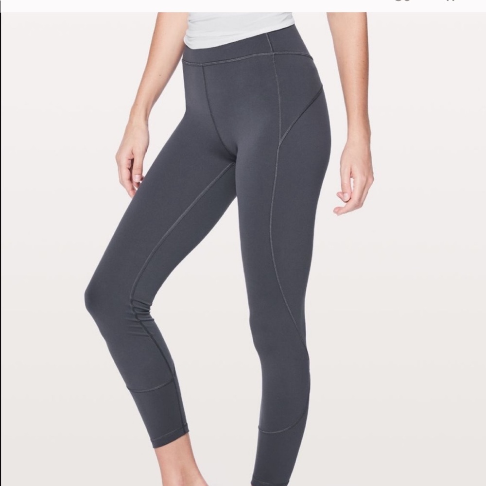NWT LULULEMON IN MOVEMENT 7/8 TIGHT (4)dark shadow